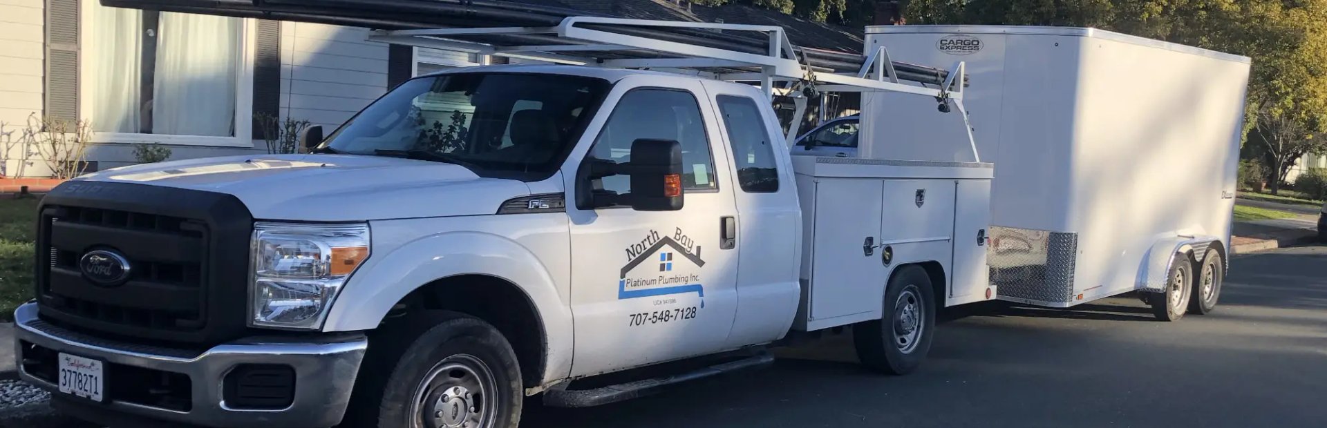 North Bay Platinum Plumbing service truck serving Santa Rosa, Sonoma County, and the North Bay